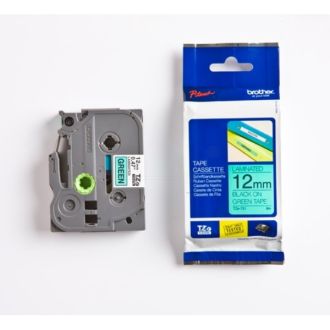 Ruban cassette d'origine TZE731 Brother - noir, vert