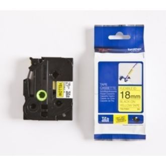 Ruban cassette d'origine TZEFX641 Brother - noir, jaune