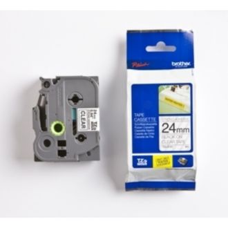 Ruban cassette d'origine TZES151 Brother - noir, transparent