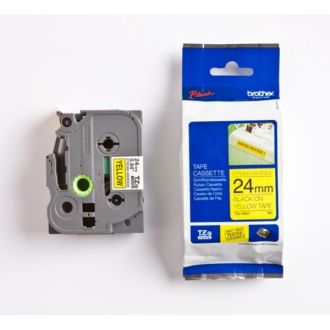 Ruban cassette d'origine TZES651 Brother - noir, jaune