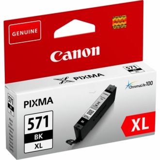 Cartouche d'origine 0331C001 / CLI-571 BKXL Canon - noire