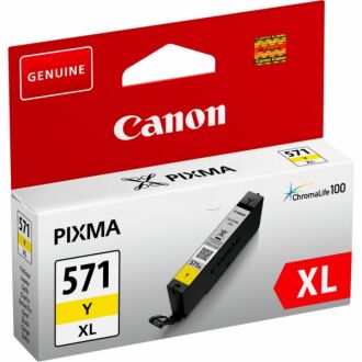 Cartouche d'origine 0334C001 / CLI-571 YXL Canon - jaune