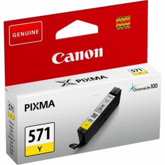 Cartouche d'origine 0388C001 / CLI-571 Y Canon - jaune