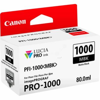 Cartouche d'origine 0545C001 / PFI-1000 MBK Canon - noire