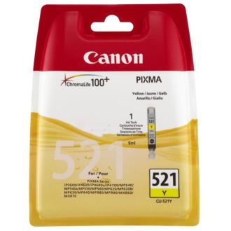 Cartouche d'origine 2936B008 / CLI-521 Y Canon - jaune