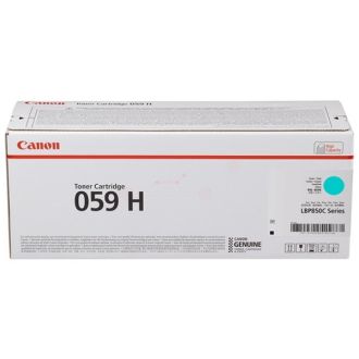 Toner d'origine 3626C001 / 059 H Canon - cyan