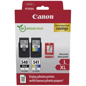 Cartouches d'origine 5224B012 / PG-540L+CL-541XL Canon - multipack 2 couleurs : noire, multicouleur