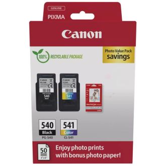 Cartouches d'origine 5225B013 / PG-540+CL-541 Canon - multipack 2 couleurs : noire, multicouleur