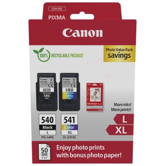 Cartouches d'origine 5225B014 / PG-540+CL-541 Canon - multipack 2 couleurs : noire, multicouleur