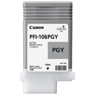 Cartouche d'origine 6631B001 / PFI-106 PGY Canon - gris photo