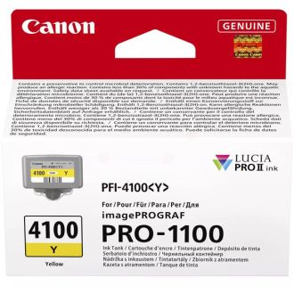 Cartouche d'origine 6780C001 / PFI-4100 Y Canon - jaune