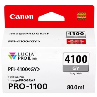 Cartouche d'origine 6783C001 / PFI-4100 GY Canon - grise