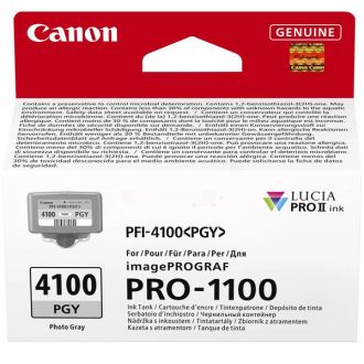 Cartouche d'origine 6784C001 / PFI-4100 PGY Canon - gris photo
