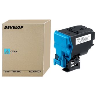 Toner d'origine A0X54D7 / TNP-50 C Develop - cyan