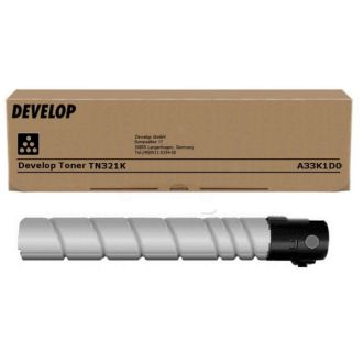 Toner d'origine A33K1D0 / TN-321 K Develop - noir