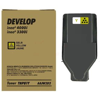 Toner d'origine AAJW2D2 / TNP-81 Y Develop - jaune