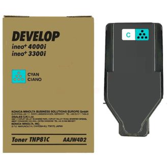 Toner d'origine AAJW4D2 / TNP-81 C Develop - cyan