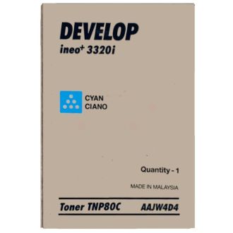 Toner d'origine AAJW4D4 / TNP-80 C Develop - cyan