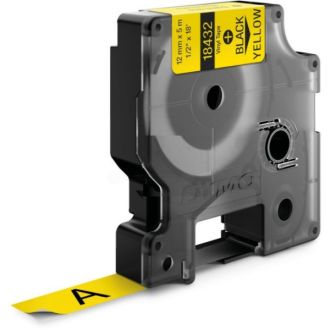 Ruban d'origine 18432 / S0718450 Dymo - noir, jaune