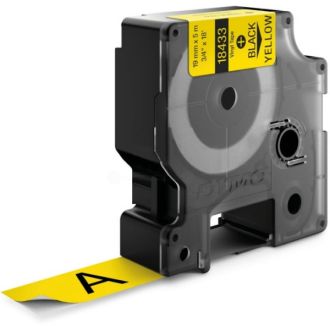 Ruban d'origine 18433 / S0718470 Dymo - noir, jaune