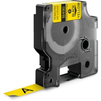 Ruban d'origine 18490 / S0718080 Dymo - noir, jaune