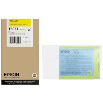 Cartouche d'origine C13T603400 / T6034 Epson - jaune
