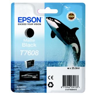 Cartouche d'origine C13T76084N10 / T7608 Epson - noire