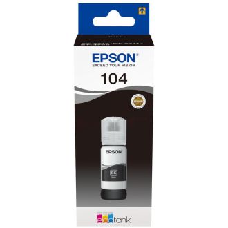 Bouteille d'encre d'origine C13T00P140 / 104 Epson - noire