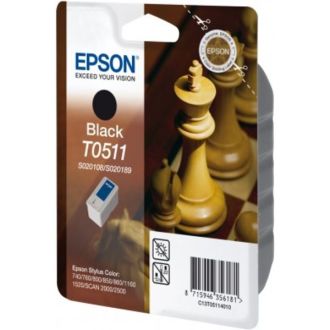 Cartouche d'origine C13T05114010 / T0511 Epson - noire