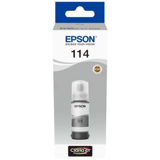 Bouteille d'encre d'origine C13T07B540 / 114 Epson - grise