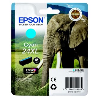 Cartouche d'origine C13T24324010 / 24XL Epson - cyan