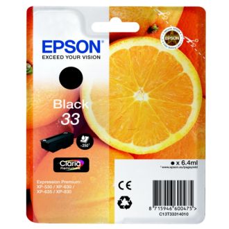 Cartouche d'origine C13T33314010 / 33 Epson - noire
