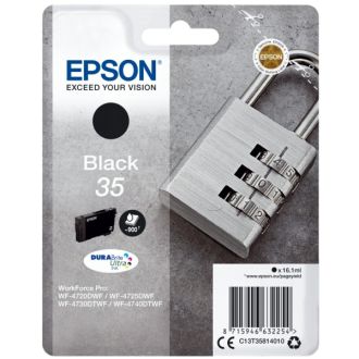 Cartouche d'origine C13T35814010 / 35 Epson - noire