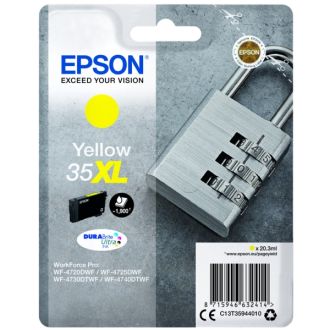 Cartouche d'origine C13T35944020 / 35XL Epson - jaune
