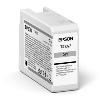 Cartouche d'origine C13T47A700 / T47A7 Epson - grise