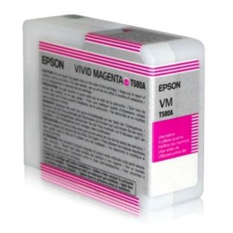 Cartouche d'origine C13T580A00 / T580A Epson - magenta
