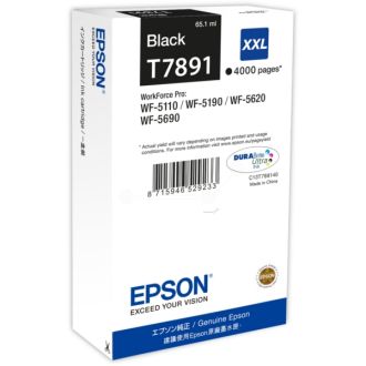Cartouche d'origine C13T789140 / T7891 XXL Epson - noire