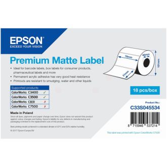 Ruban cassette d'origine C33S045534 Epson