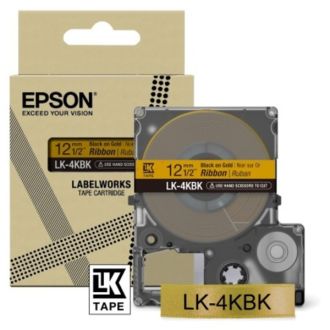 Ruban d'origine C53S654001 / LK-4KBK Epson - noir, or
