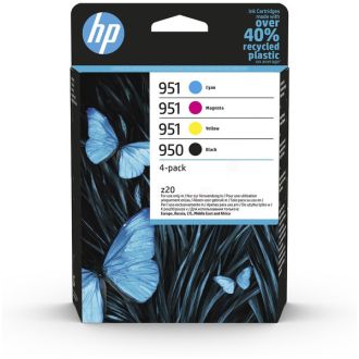 Cartouches d'origine 6ZC65AE / 950/951 HP - multipack 4 couleurs : noire, cyan, magenta, jaune