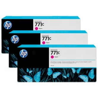 Cartouche d'origine B6Y33A / 771C HP - magenta - pack de 3