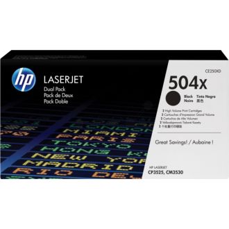 Toner d'origine CE250XD / 504X HP - noir