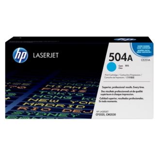 Toner d'origine CE251A / 504A HP - cyan