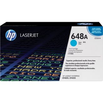 Toner d'origine CE261A / 648A HP - cyan