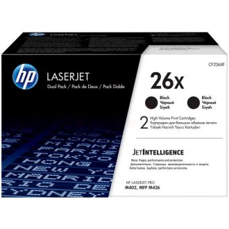 Toner d'origine CF226XD / 26X HP - noir - pack de 2