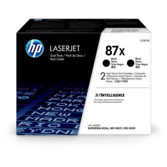 Toner d'origine CF287XD / 87X HP - noir - pack de 2