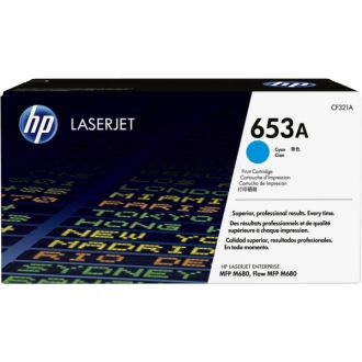 Toner d'origine CF321A / 653A HP - cyan