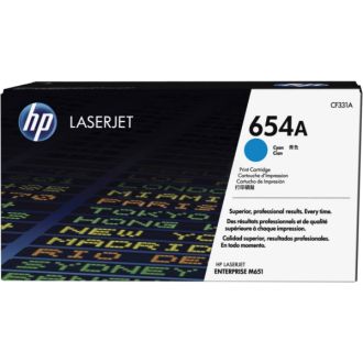 Toner d'origine CF331A / 654A HP - cyan