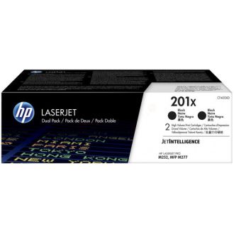 Toner d'origine CF400XD / 201X HP - noir - pack de 2
