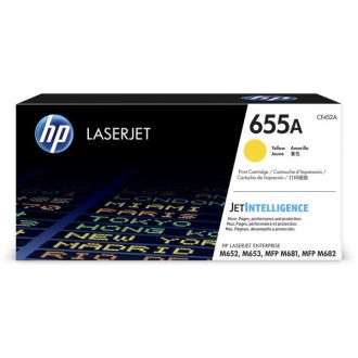 Toner d'origine CF452A / 655A HP - jaune